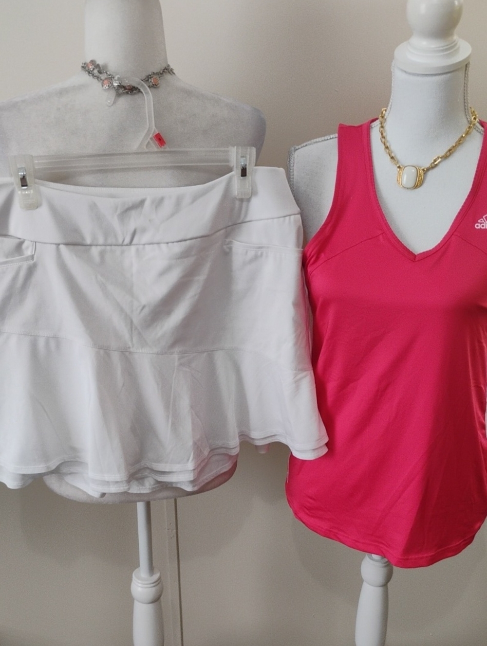 Adidas Pink Top & Tennis Skort